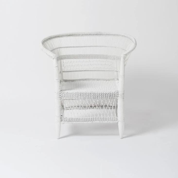 Malawi Woven Armchair White